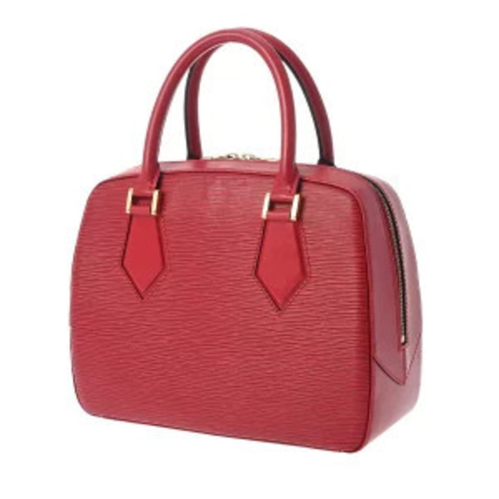 Louis Vuitton Red Handbag Leather Sablon Castilian Epi